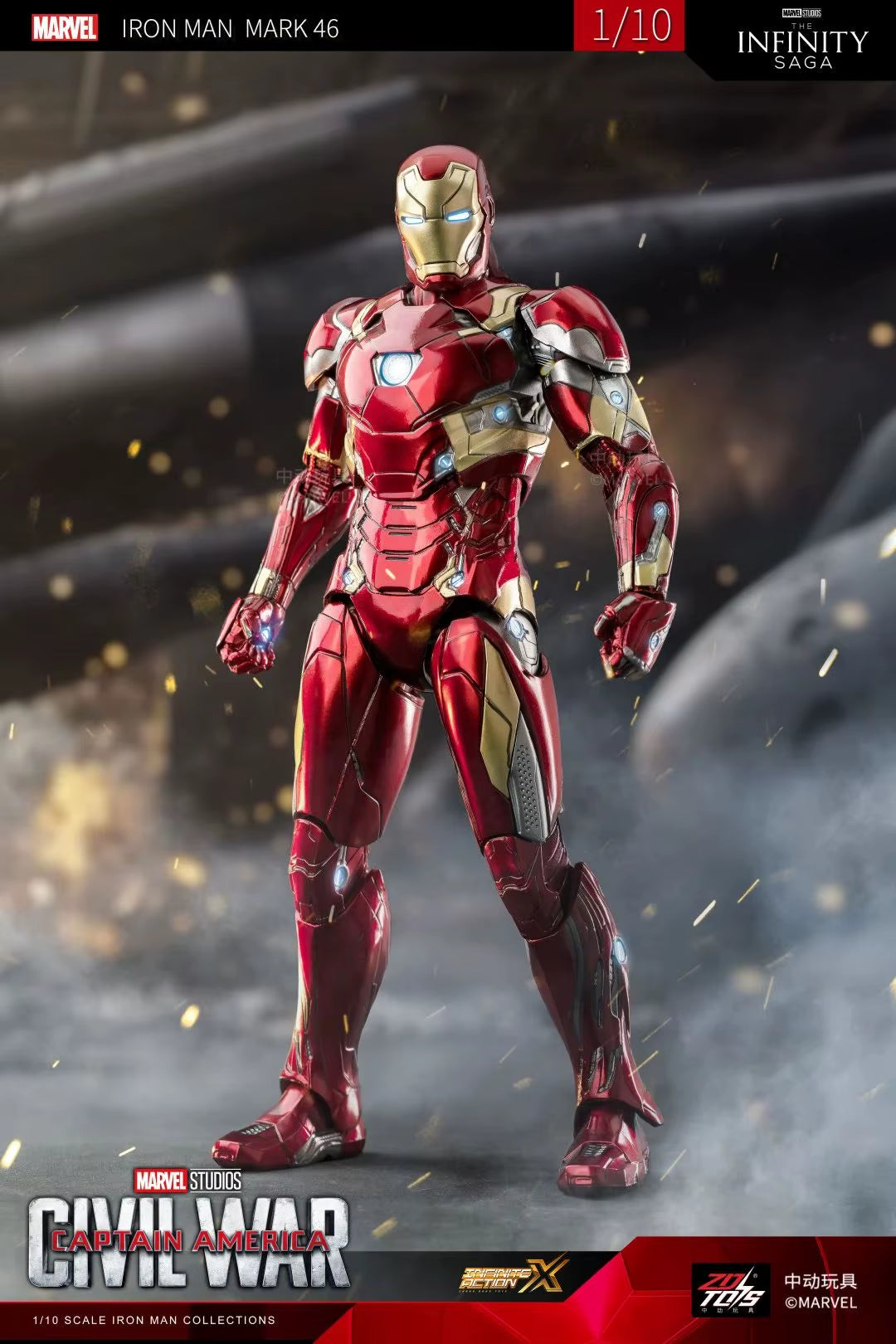 Original Iron Man Hammerhead Patriot War Machine Legends Avengers Action Figure