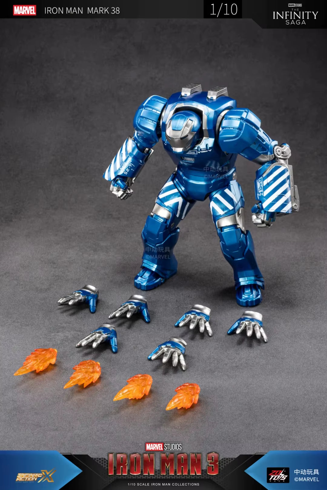 Original Iron Man Hammerhead Patriot War Machine Legends Avengers Action Figure