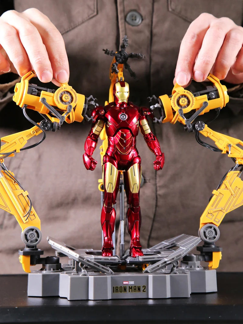 MK4 Iron Man Gantry Original 1/10 Tony Stark Model Action Figure Collectible Toy Gift for Kids