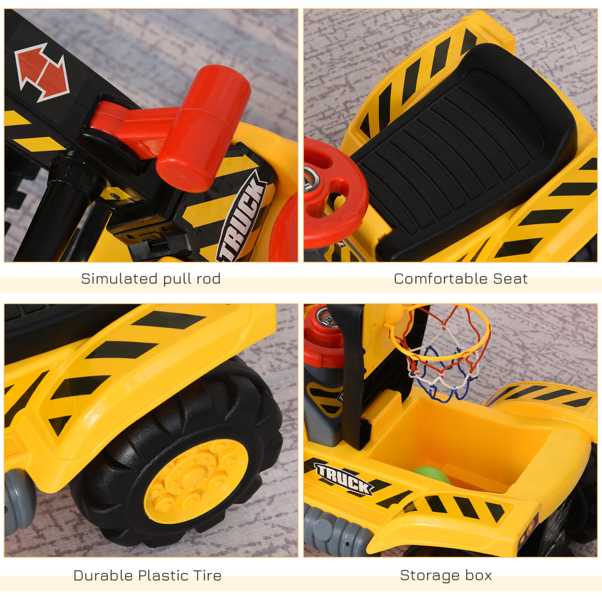 Ultimate 3-in-1 Kids Ride-On Tractor