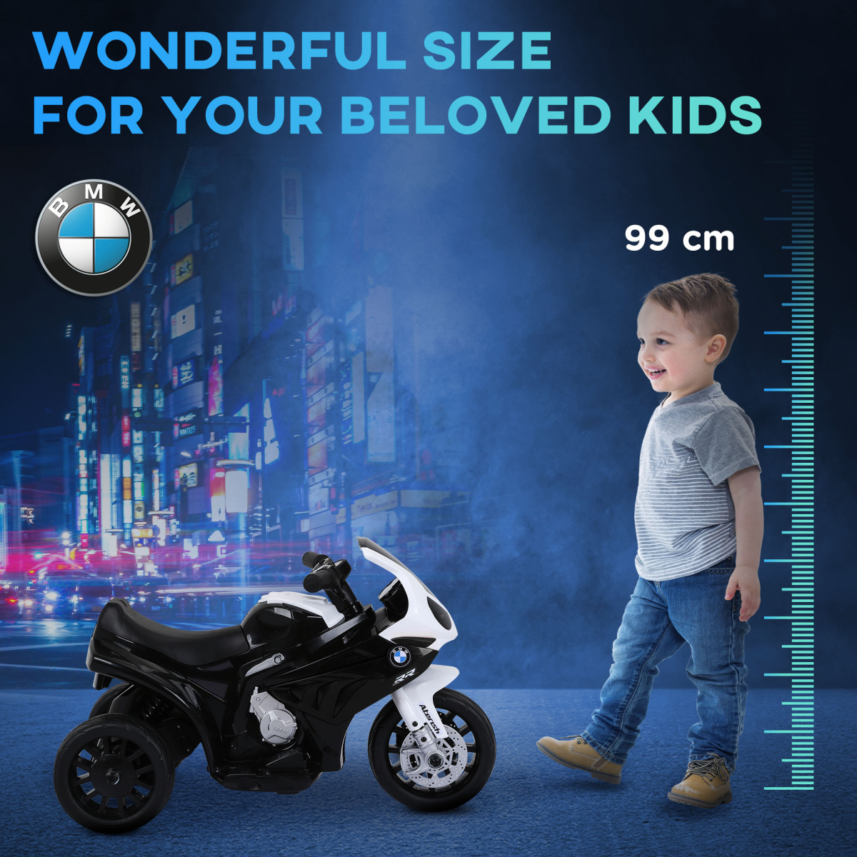 BMW Licensed Electric Kids Motorcycle with Lights & Music