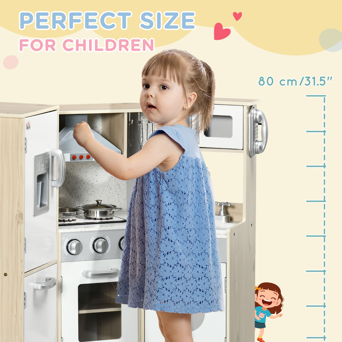 Deluxe Corner Kids Kitchen Playset