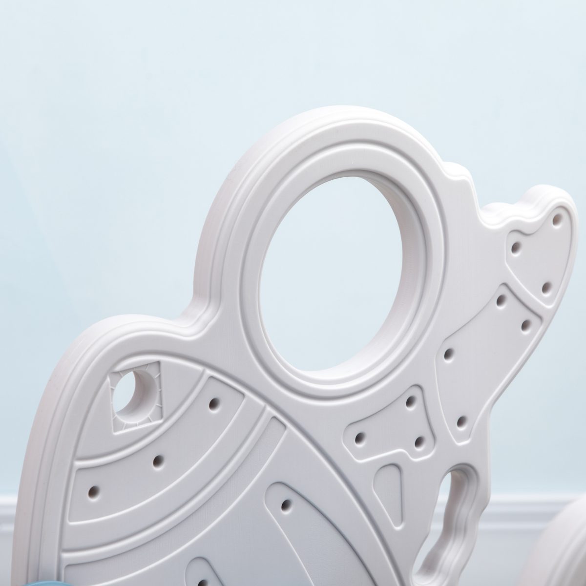 AIYAPLAY Space-Themed Baby Slide - Freestanding 1.5-3Y, Blue