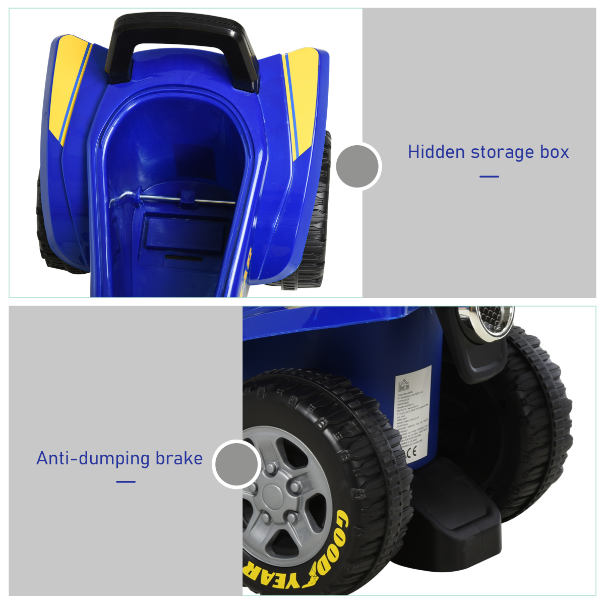 Goodyear Baby Quad Ride-On Walker