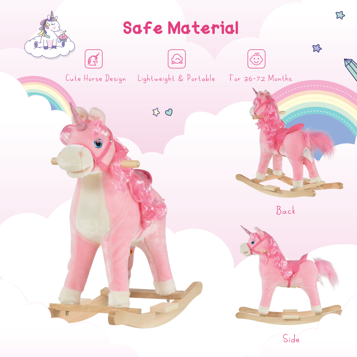 Enchanting Rocking Unicorn Ride-On for Kids
