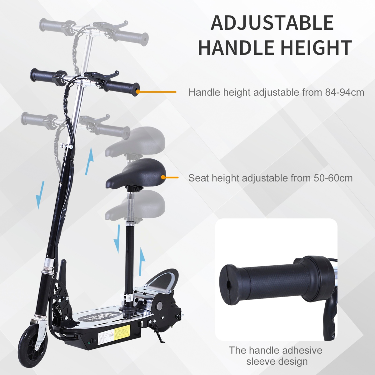 Kids Foldable Electric Scooter with 120W Battery, Brake & Kickstand