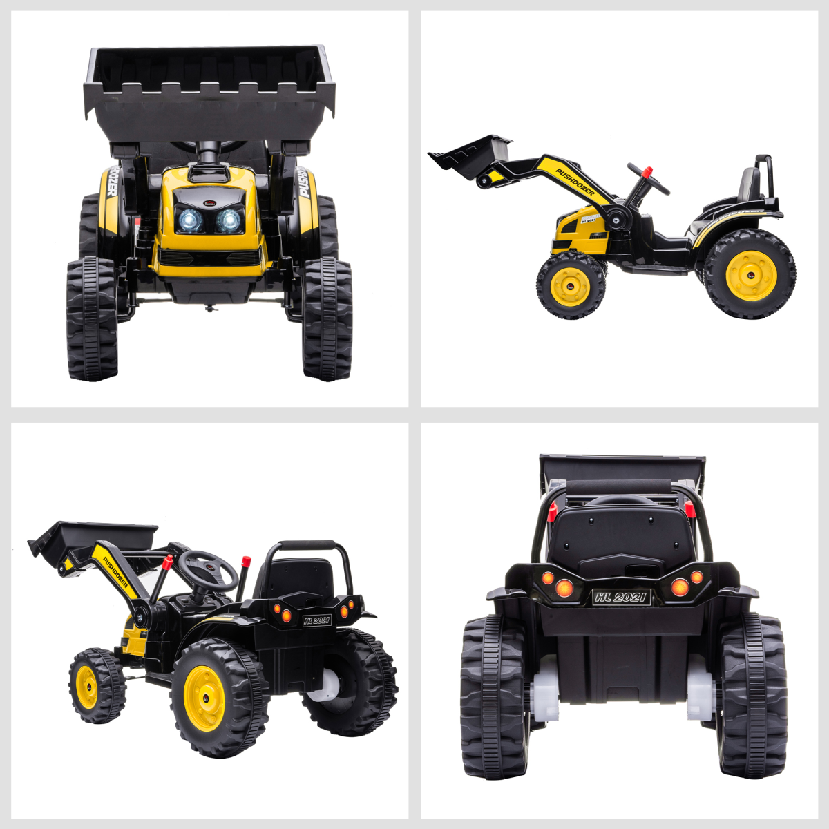Electric Kids Digger Ride-On Excavator