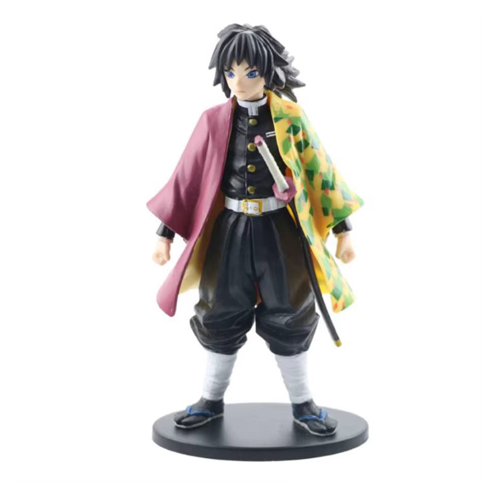 Demon Slayer: Kimetsu No Yaiba PVC Action Figures - Collectible Kamado Tanjirou, Agatsuma Zenitsu & Nezuko Warrior Models