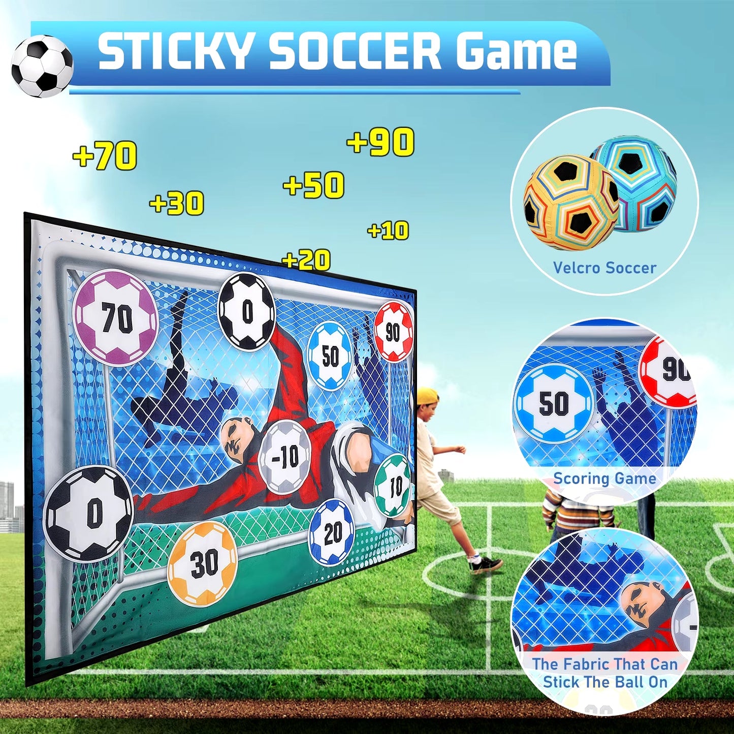 Ultimate Foldable Soccer Game Set for Kids 3-8