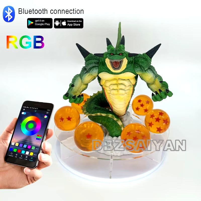 Z Shenron Lamp Super Saiyan Goku Action Figure Shenlong Model Light Base Collection Gift