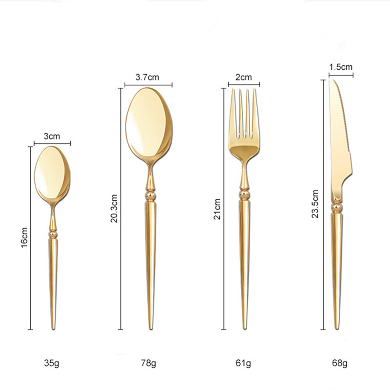 Vivian Gold Cutlery Set