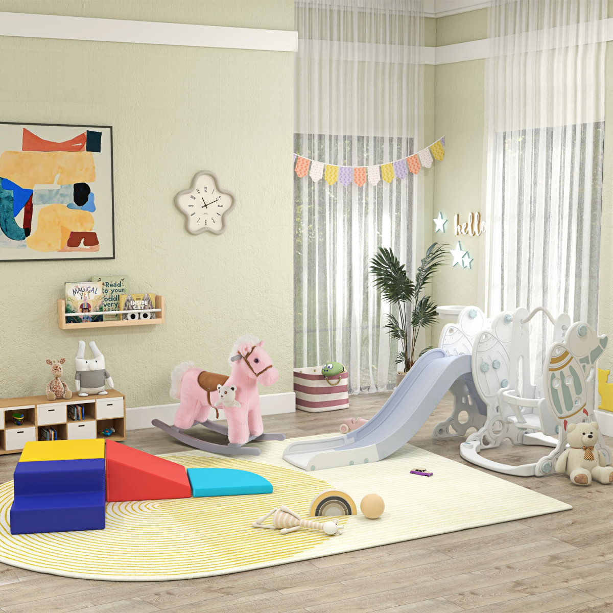 Soft Play Set: 4-Piece Foam Climb for Toddlers
