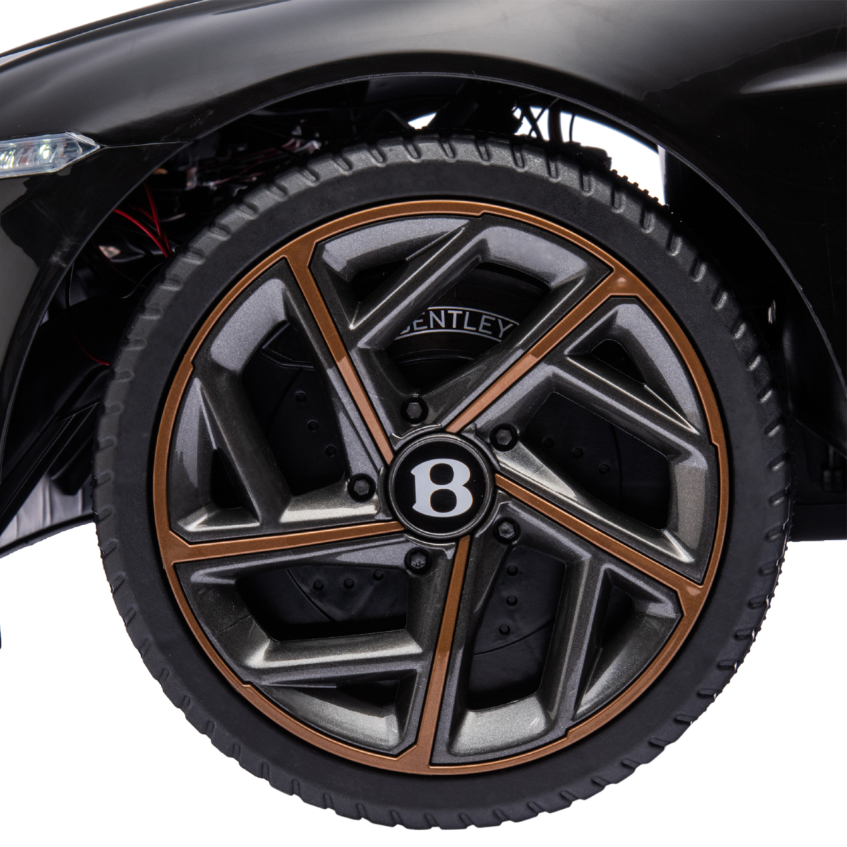 Bentley Bacalar 12V Kids Electric Car - Portable Battery, Sleek Black Design