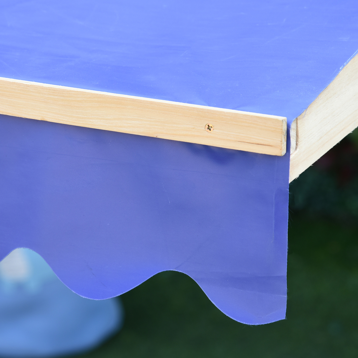 Adjustable Kids Wooden Sandbox Playset with Canopy & Bench