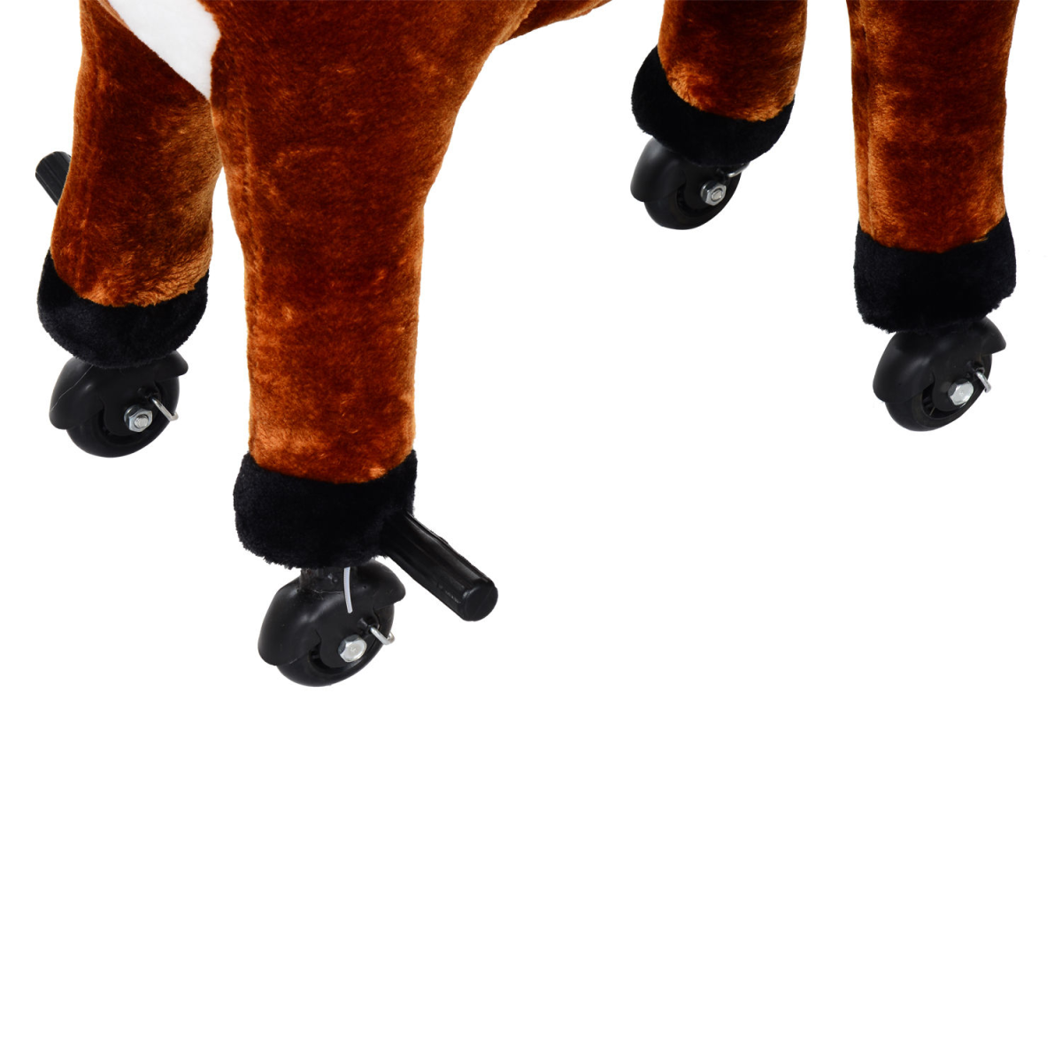 Galloping Plush Pony Ride-On Toy with Sounds