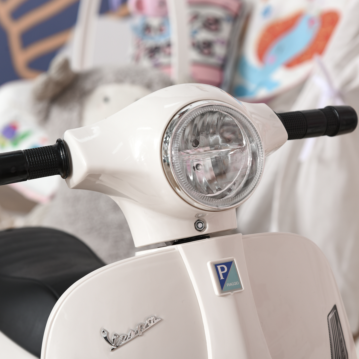 Vespa Kids Ride-On Motorcycle - 6V Electric Toy