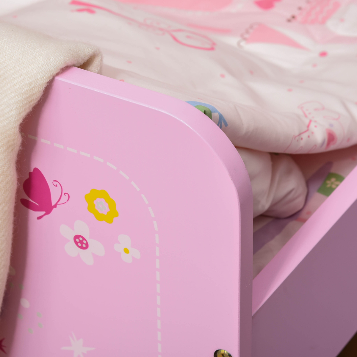 Enchanting Pink Princess Castle Bed for Kids