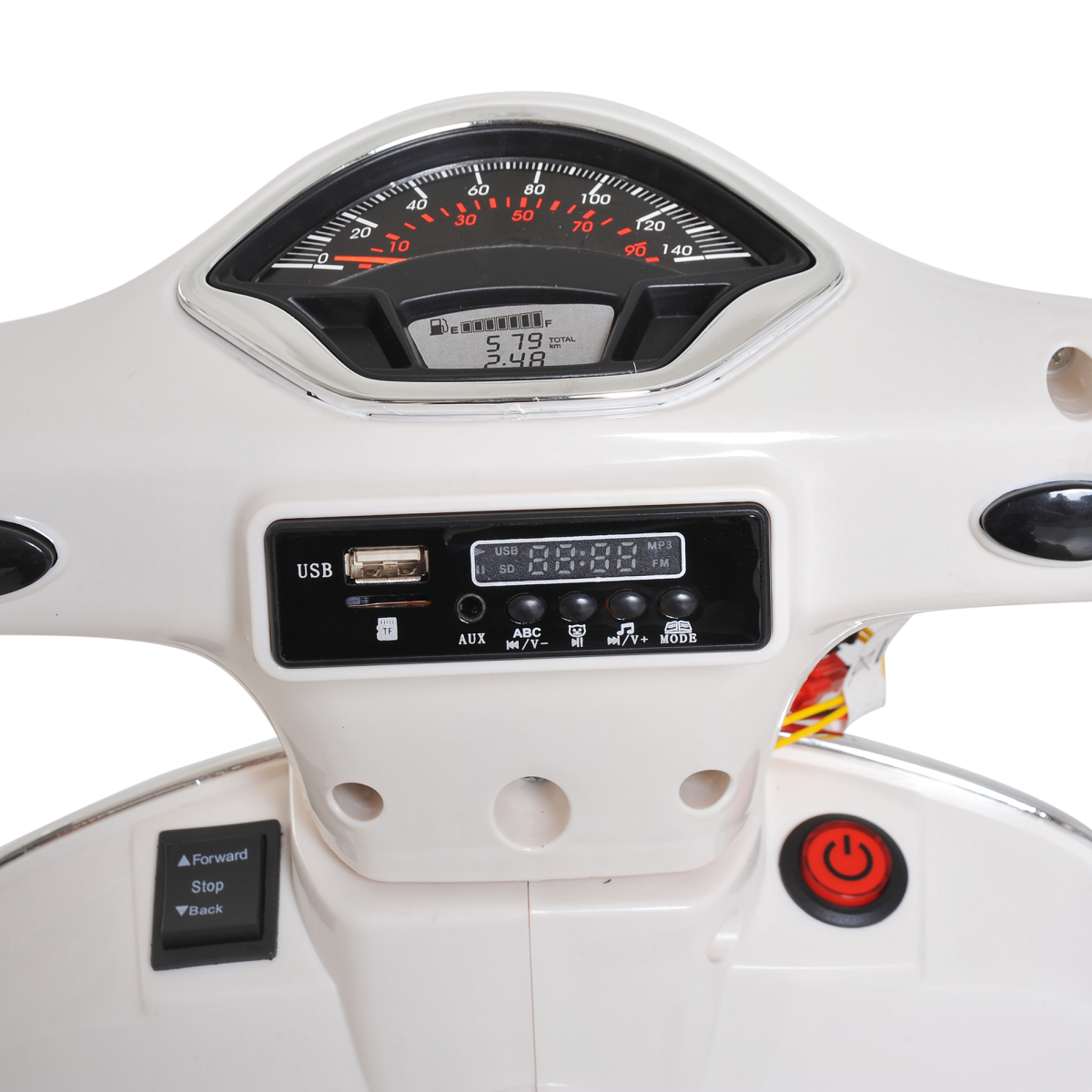 Vespa Kids Ride-On Motorcycle 6V for Ages 3+