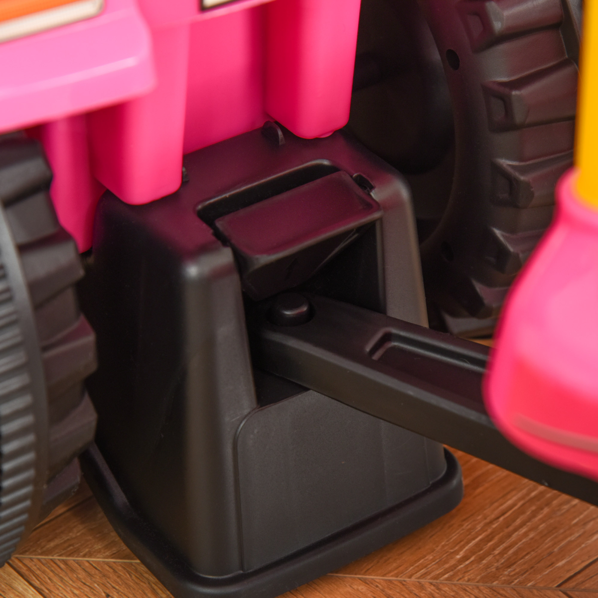 Charming Pink Sliding Car with Horn for Toddlers 12-36 Months