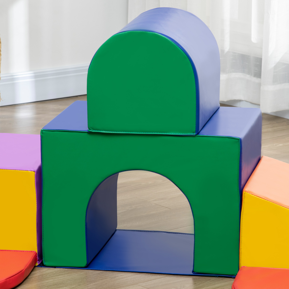 Colorful 7-Piece Foam Soft Play Se