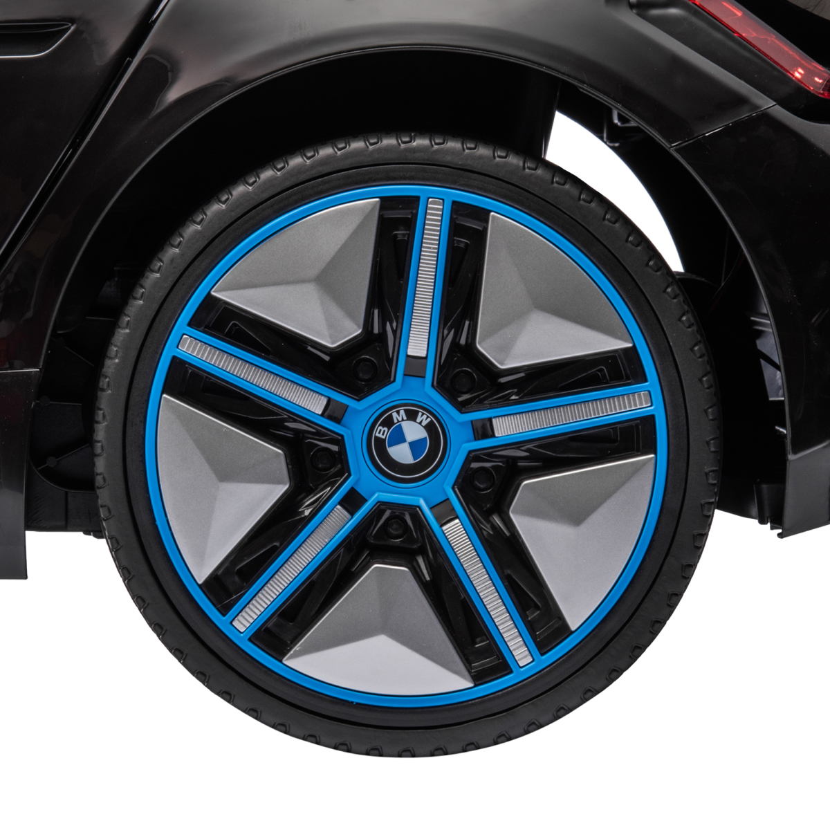 BMW i4 Kids Electric Ride-On 12V - Stylish Black Ride for Young Adventurers!
