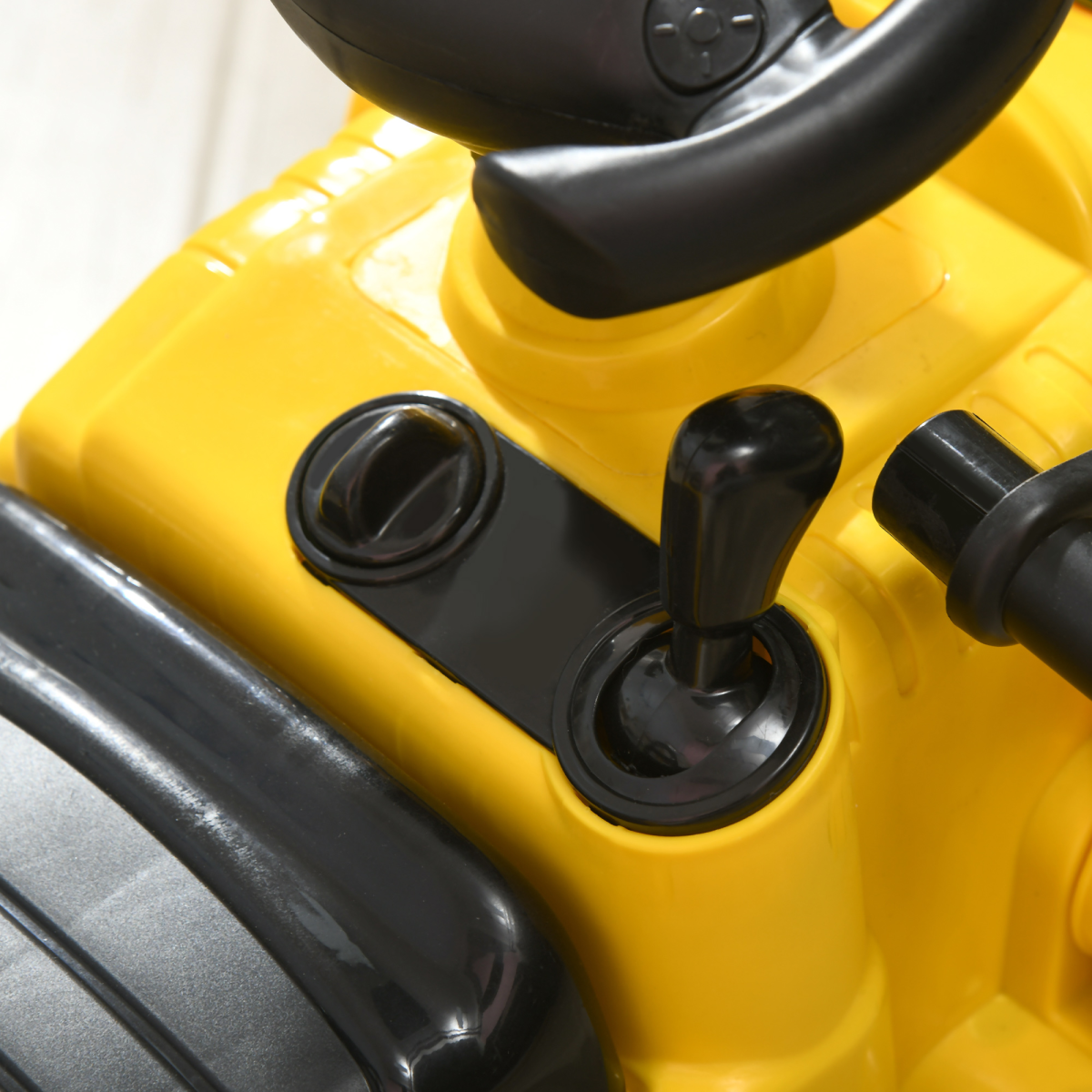 Triple Fun Ride-On Bulldozer