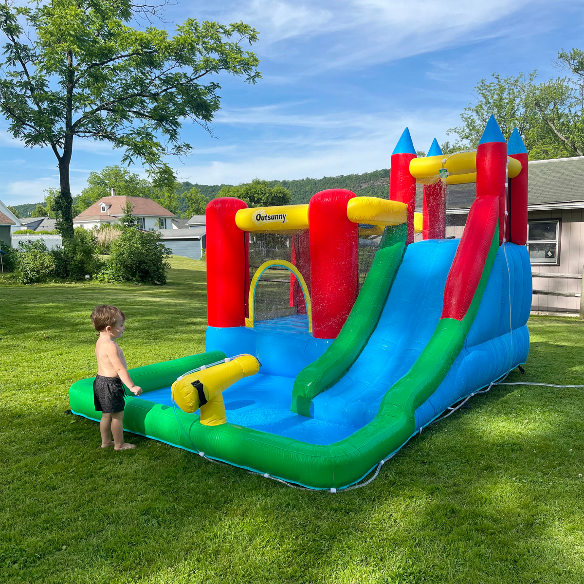 Ultimate Kids Bouncy Castle With Trampoline