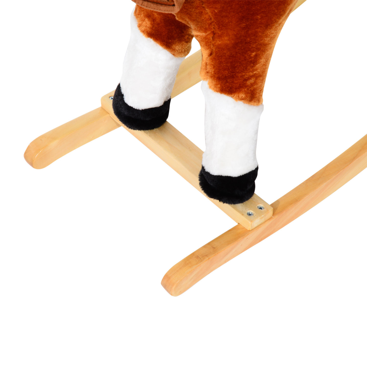 Rocking Horse Plush Toy with Neigh Sound