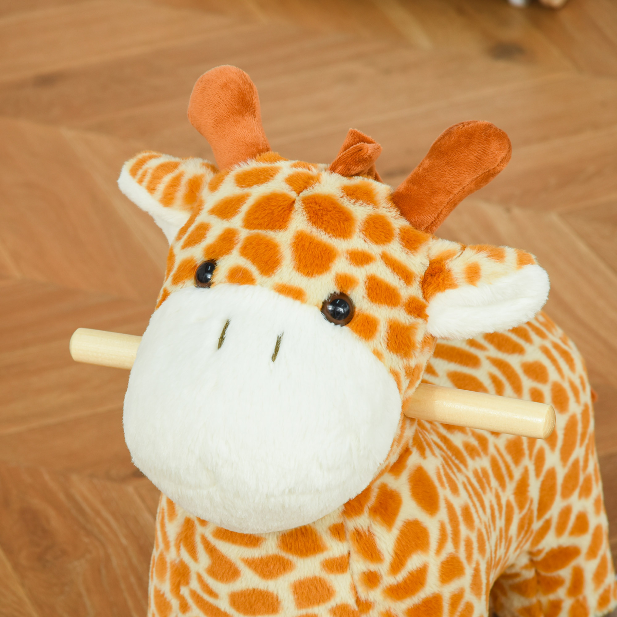 Cozy Giraffe Ride-On Rocker for Kids