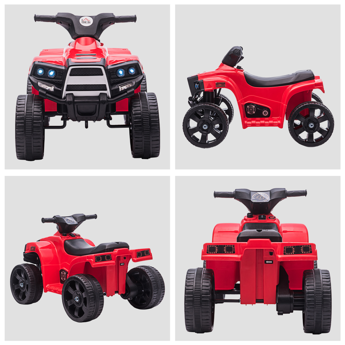 Thrilling Black 6V Electric ATV for Kids for 18-36 Months