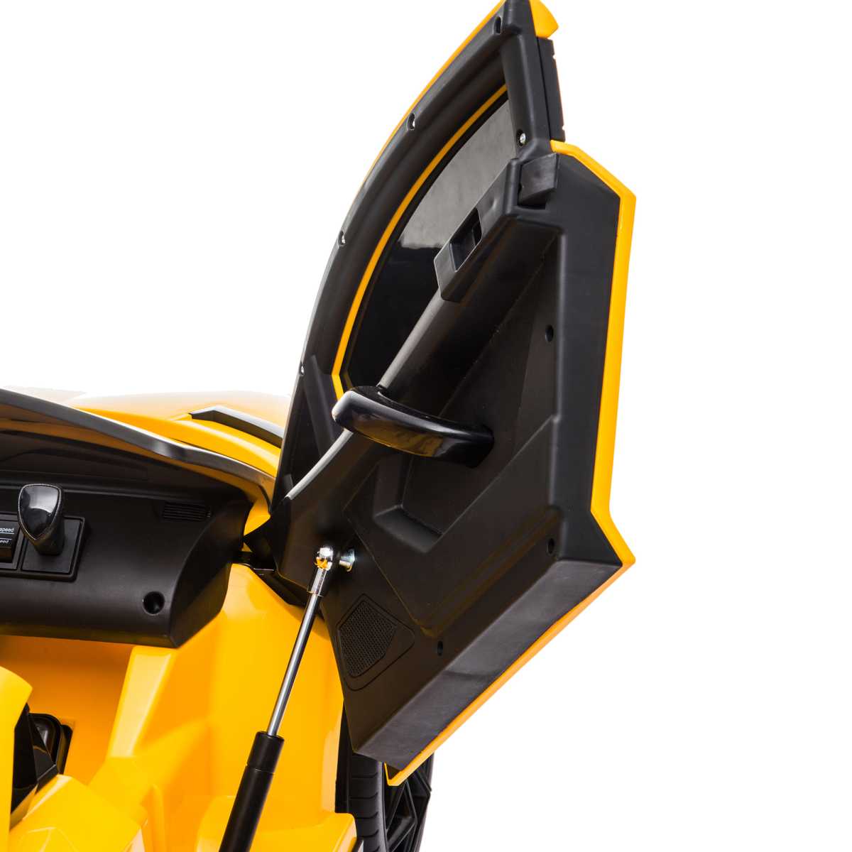 Lamborghini SVJ 12V Ride-On Car w/ Lights Music Remote 3-8 Yrs Yellow