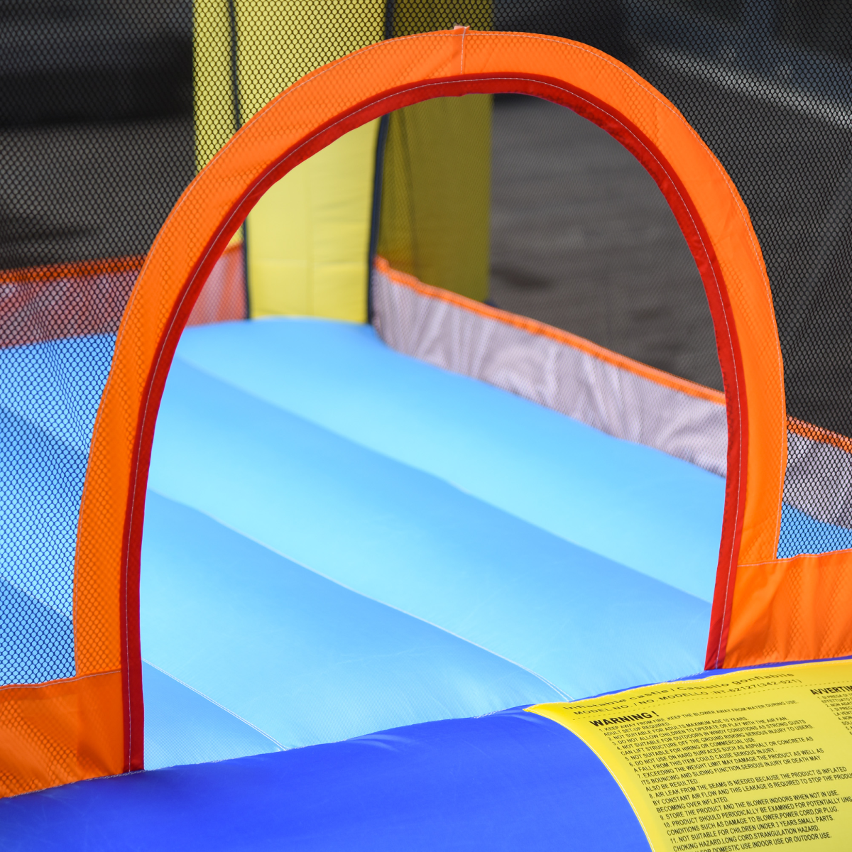 Inflatable Bouncy Castle with Slide & Basketball Fun
