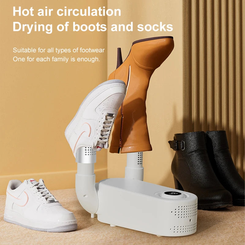 Portable Electric Shoe Dryer – Quick Drying Heater with Sterilization, Deodorization & Dehumidification Function