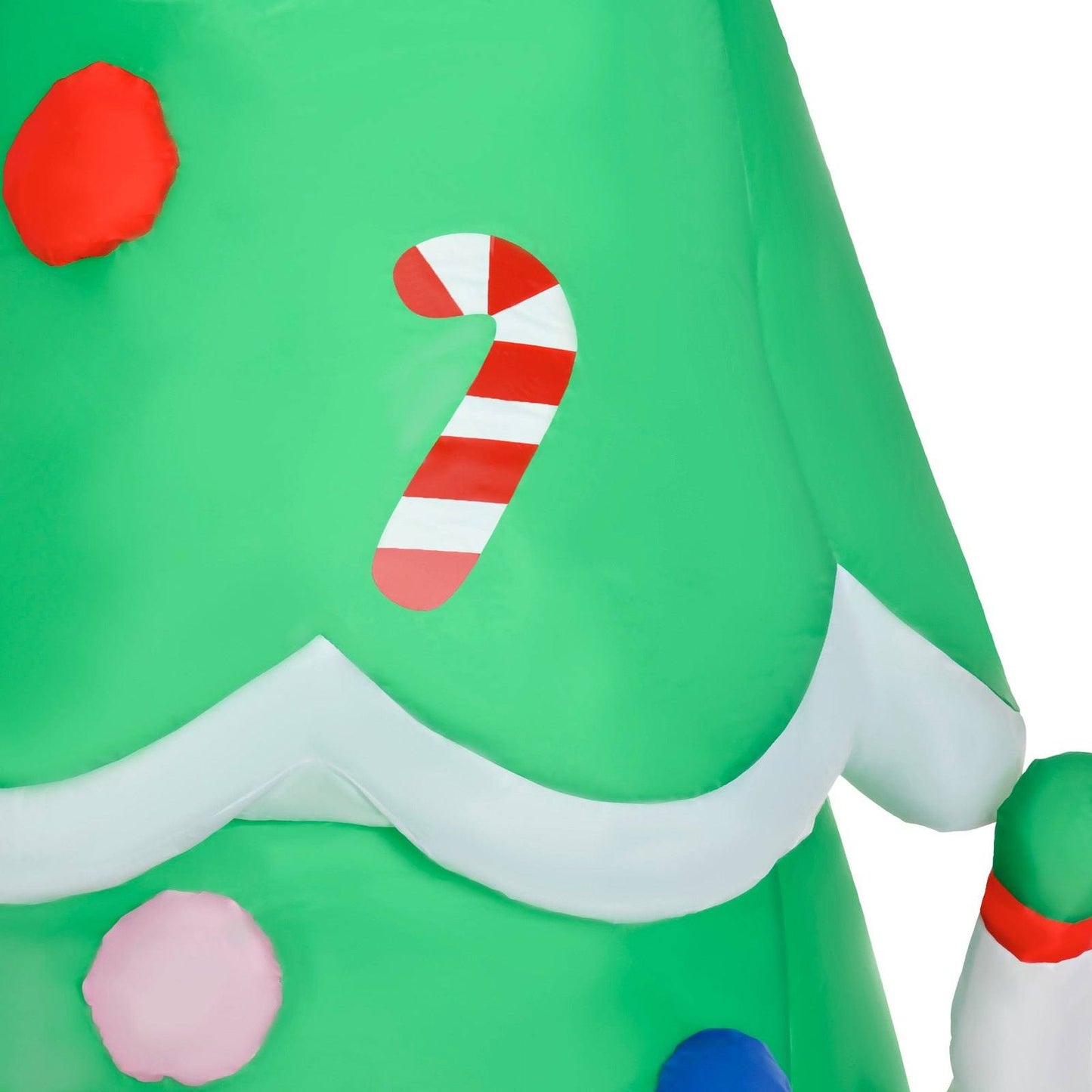 Homcom 7ft Christmas Inflatable Tree LED Lighted for Indoor Outdoor Decoration - Green