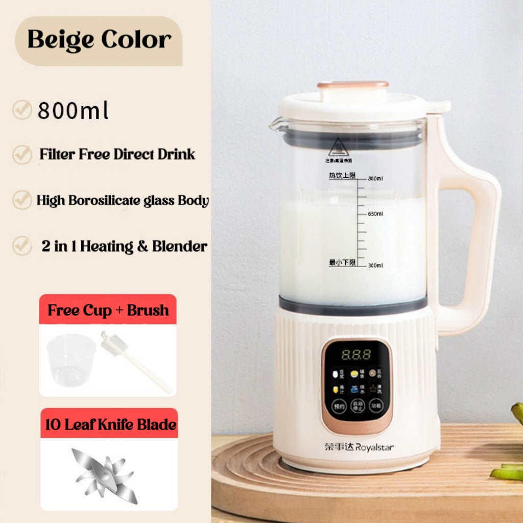 Multi-functional Heating Blender Machine Household Heating Wall-breaking Soybean Milk Machine