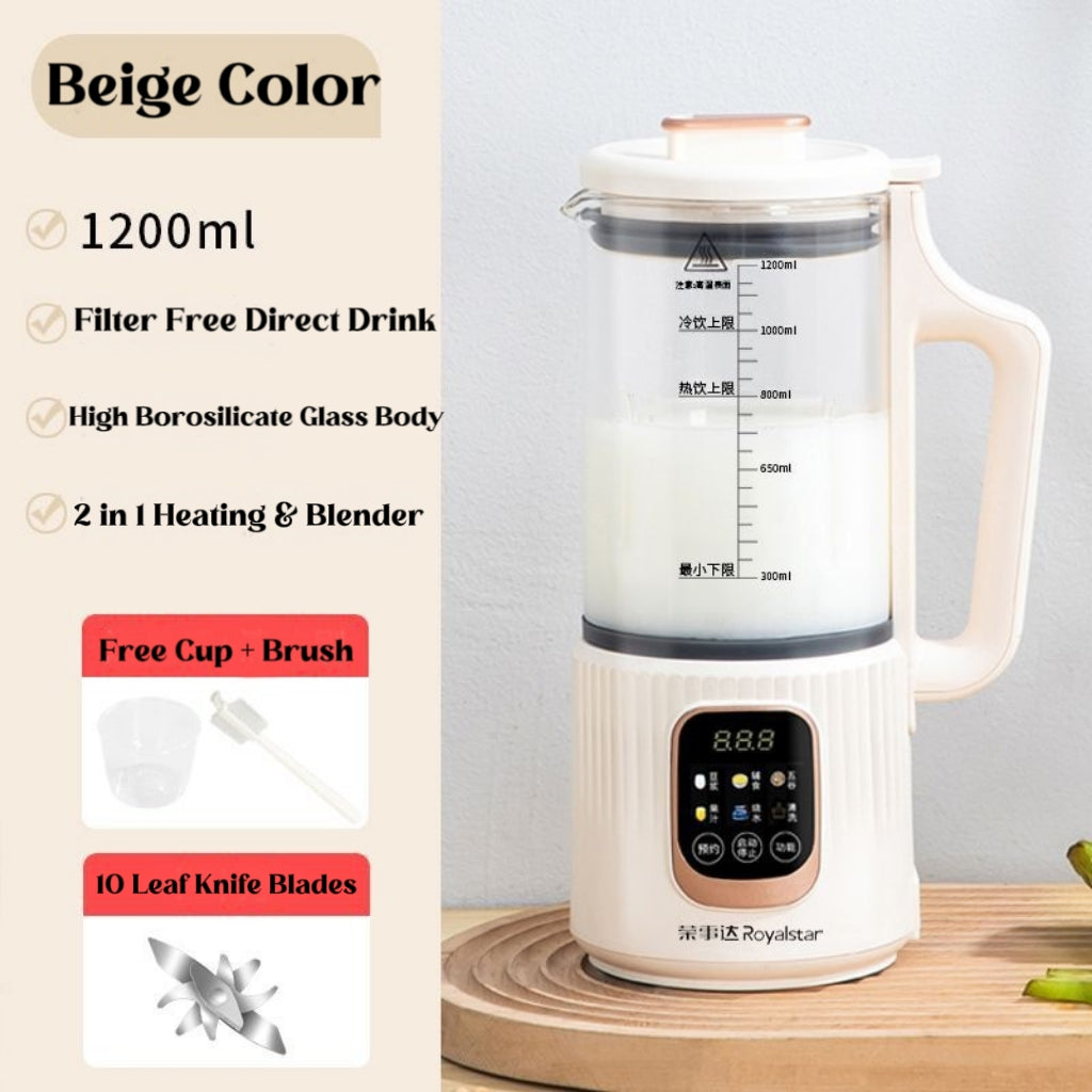 Multi-functional Heating Blender Machine Household Heating Wall-breaking Soybean Milk Machine