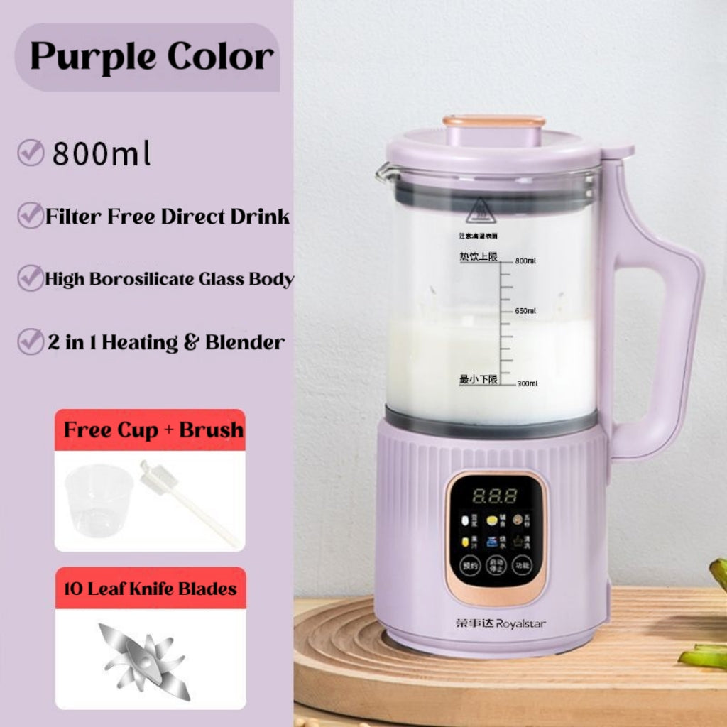 Multi-functional Heating Blender Machine Household Heating Wall-breaking Soybean Milk Machine