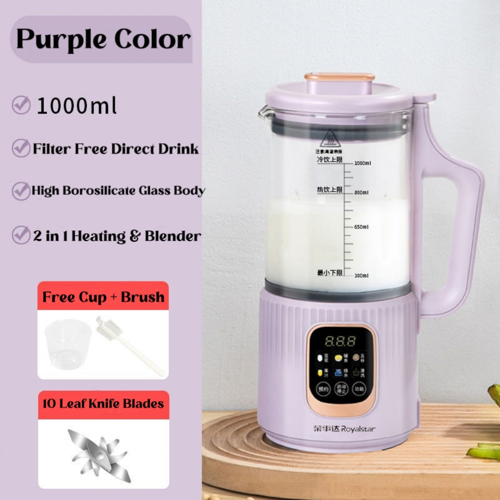 Multi-functional Heating Blender Machine Household Heating Wall-breaking Soybean Milk Machine