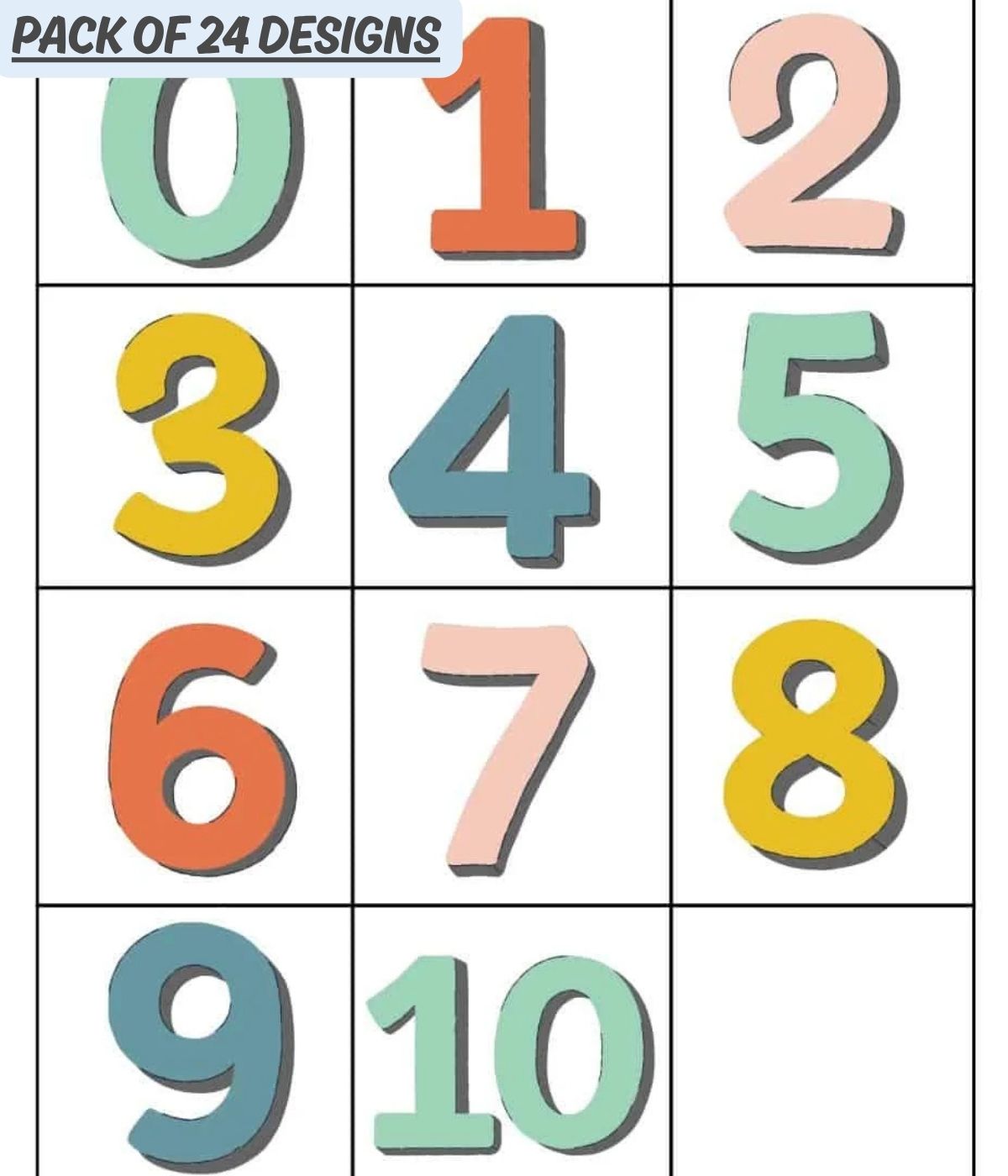 DoodleGlow Trace™ - Printable Educational Collection