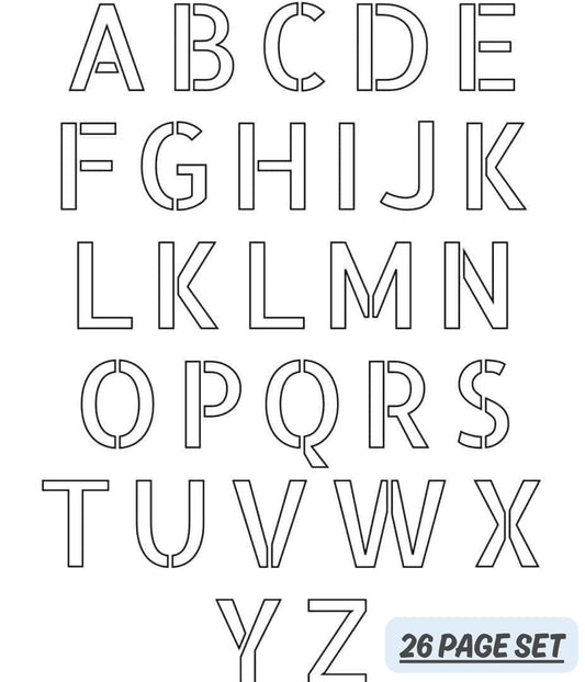 DoodleGlow Traceâ„?-  Printable Educational Collection