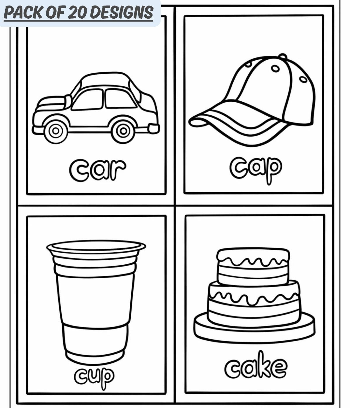 DoodleGlow Trace™ - Printable Educational Collection