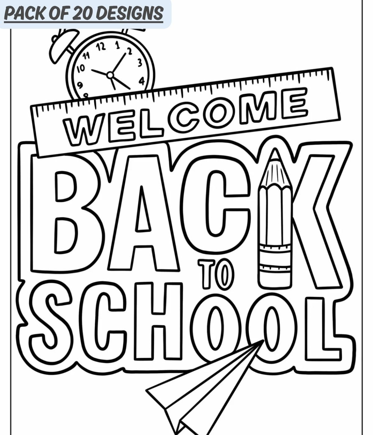 DoodleGlow Trace™ - Printable Educational Collection
