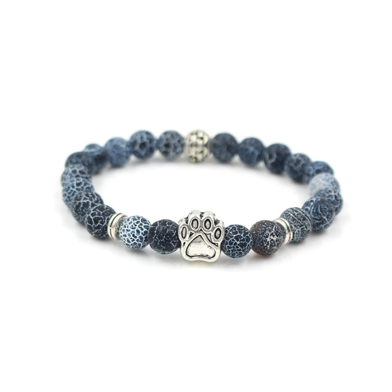 Natural Stone Dog Bracelet