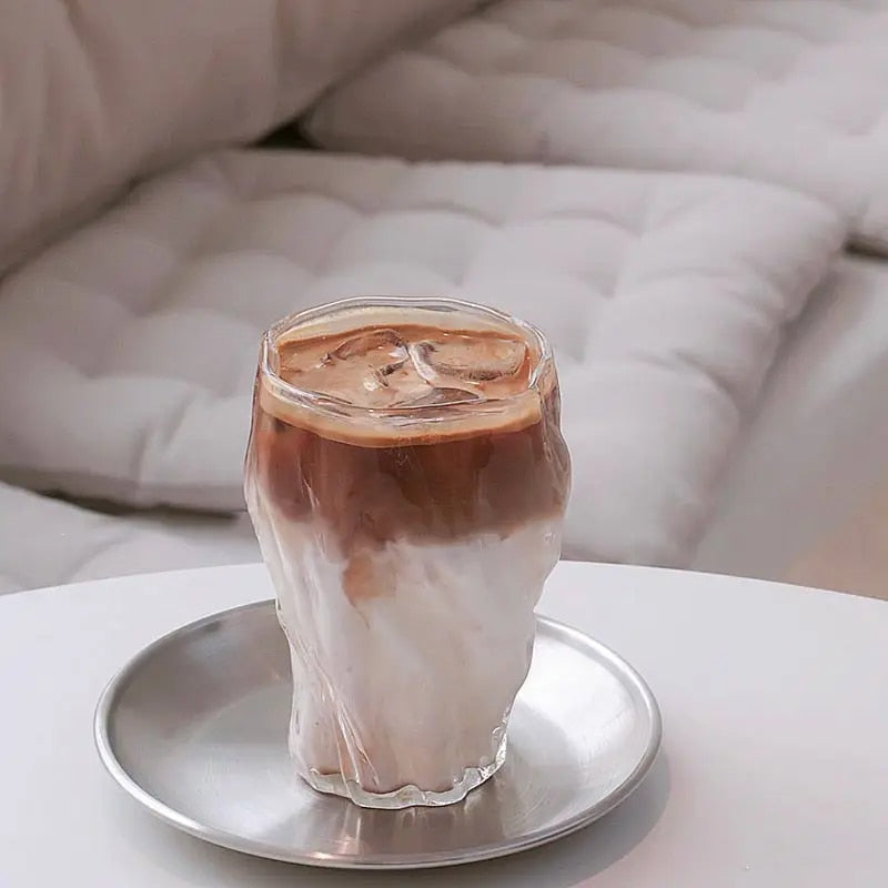 Creative Irregular Shape Water Drinking Glass - 2 Sizes