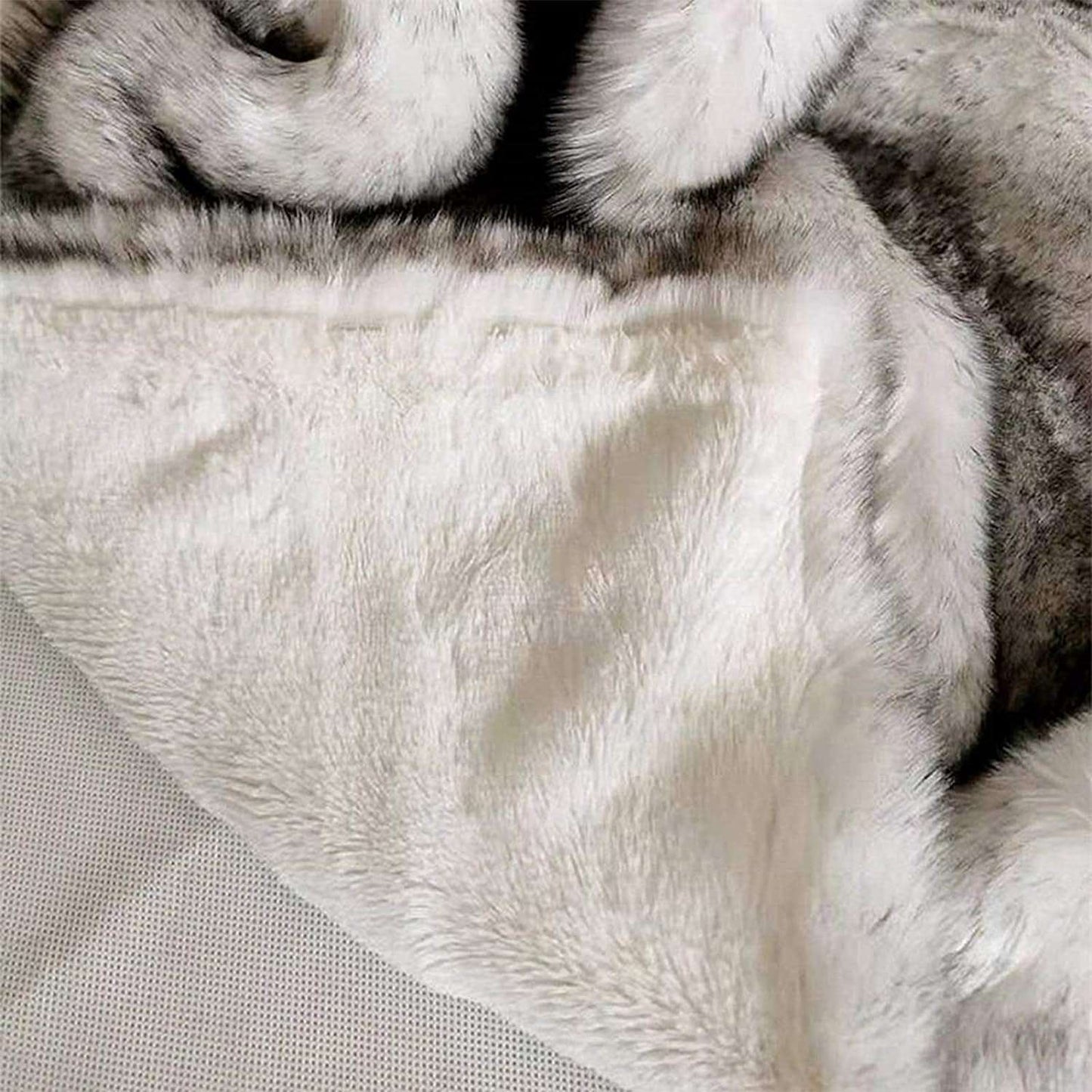 Double Layer Arctic Luxury Faux Fox Fur Throw - 4 Colours