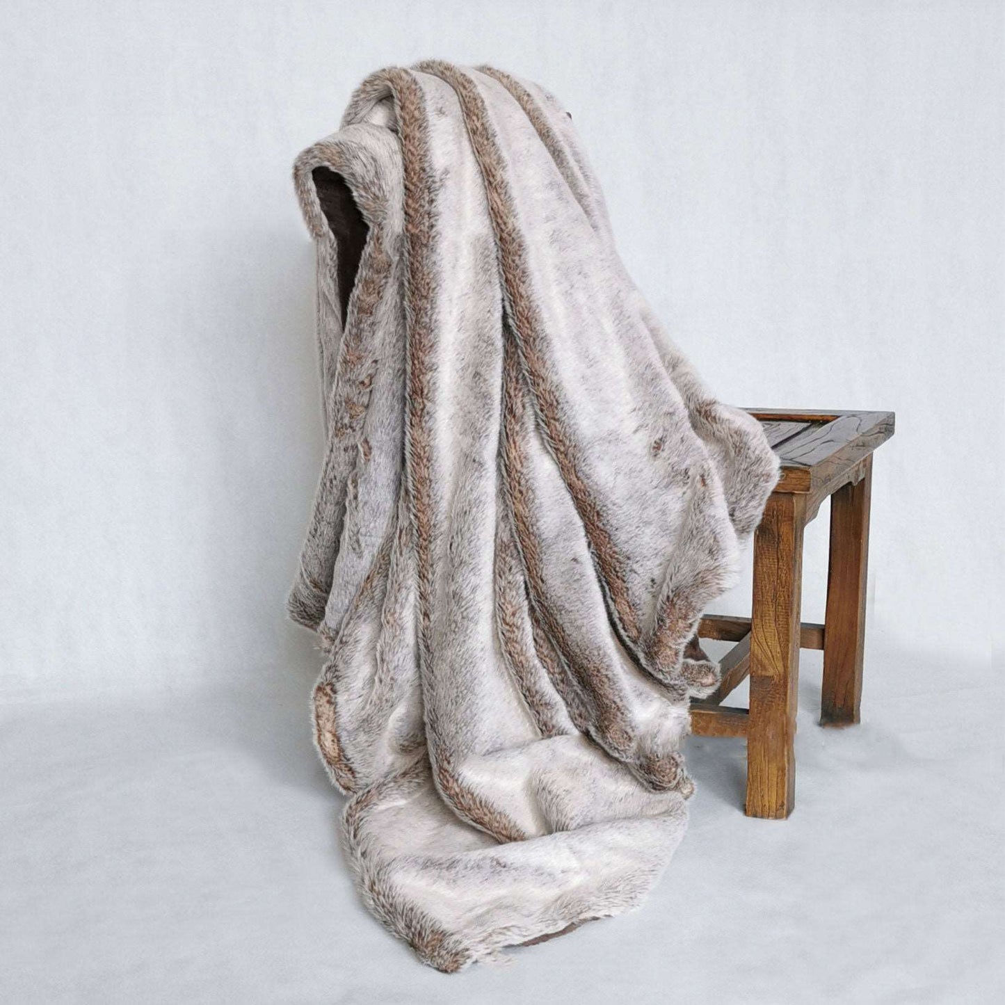 Double Layer Arctic Luxury Faux Fox Fur Throw - 4 Colours