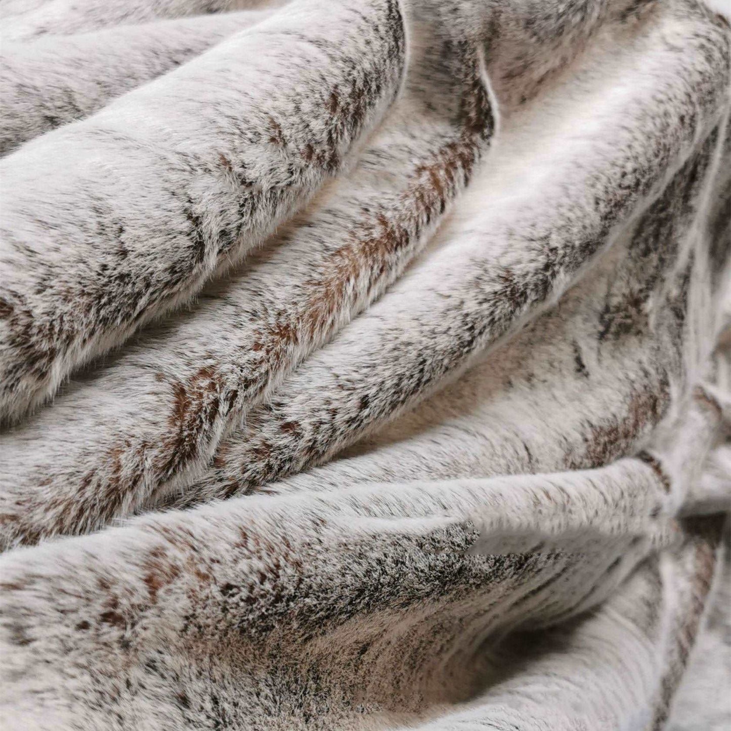 Double Layer Arctic Luxury Faux Fox Fur Throw - 4 Colours