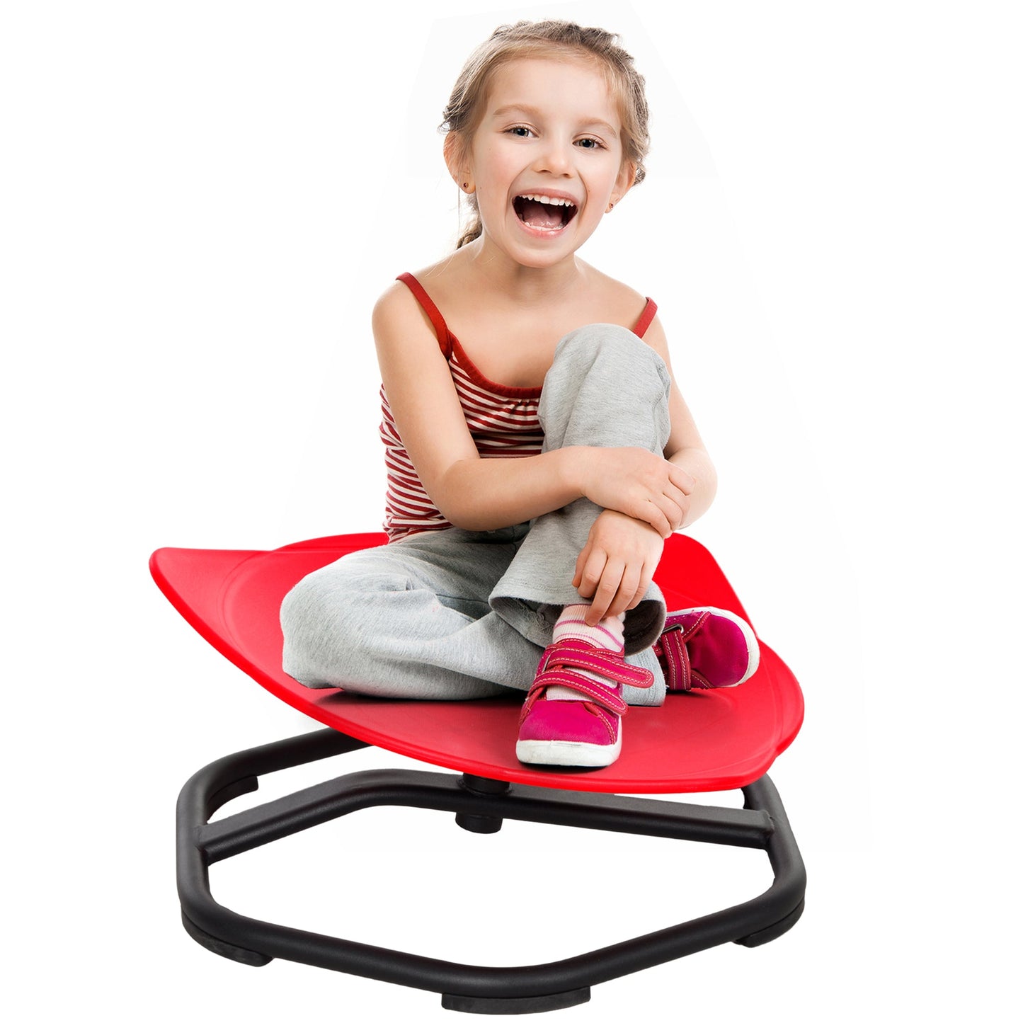 AIYAPLAY Spinning Sensory Chair for Autism - Red