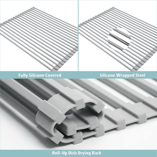 Roll Up Dish Drying Rack