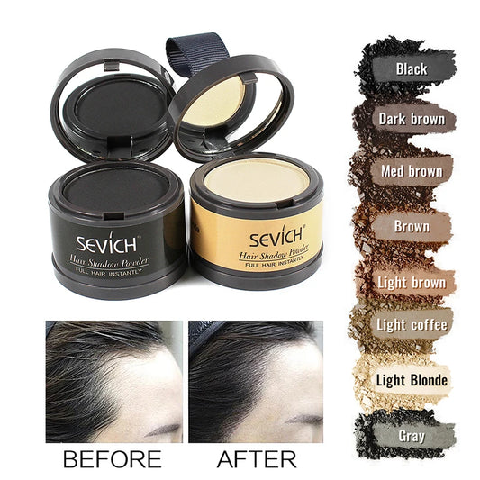 Sevich Hairline Powder �4g Hair Concealer Shadow for Natural Hairline & Thinning Hair Coverage (Unisex)